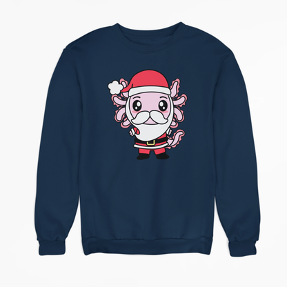 Sudadera Axolotzin Santa Ajolote Unisex
