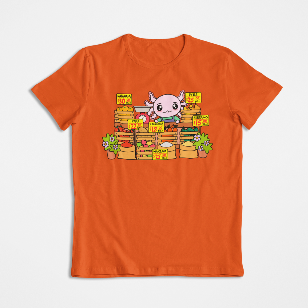 Playera Axolotzin Marchante Ajolote