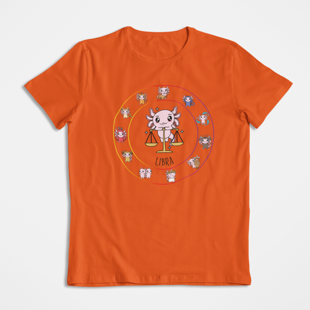 Playera Horoscopos Libra Axolotzin Ajolote