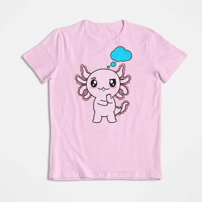 Playera Axolotzin Pensando Ajolote