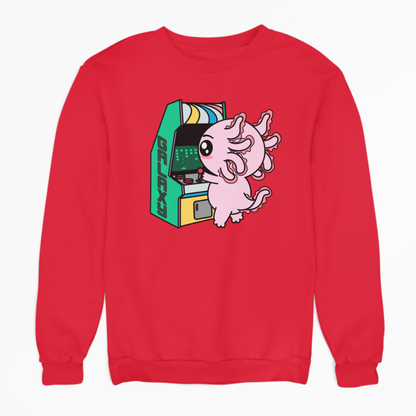 Sudadera Axolotzin Arcade Ajolote Unisex