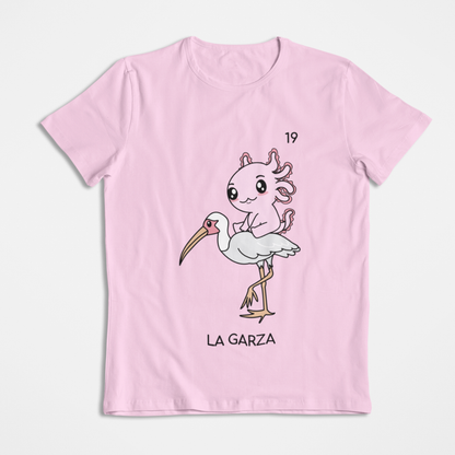 Playera Axoloteria La Garza Ajolote