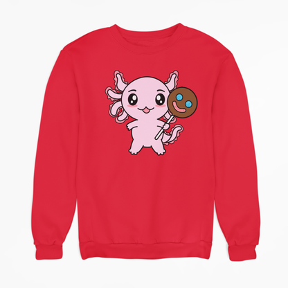 Sudadera Axolotzin Sonrisa Ajolote Unisex