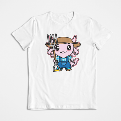 Playera Axolotzin Granjero Ajolote
