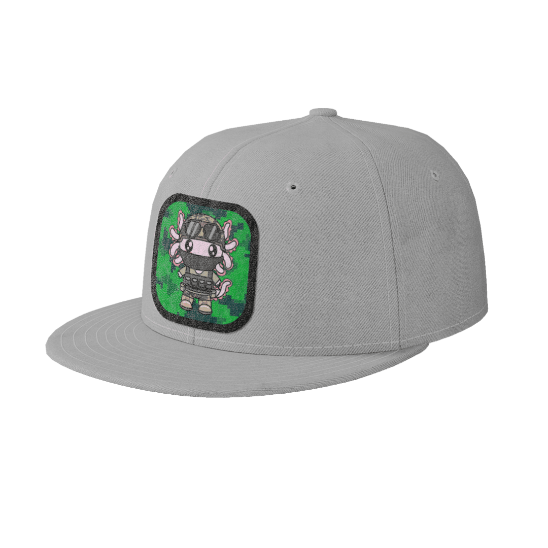 Gorra Unisex Plana Axolotzin Militar