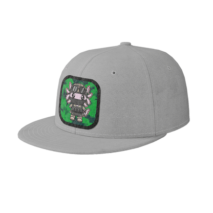Gorra Unisex Plana Axolotzin Militar