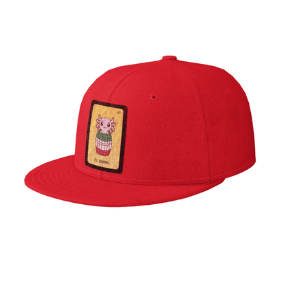 Gorra Unisex Plana Axoloteria El Barril Ajolote