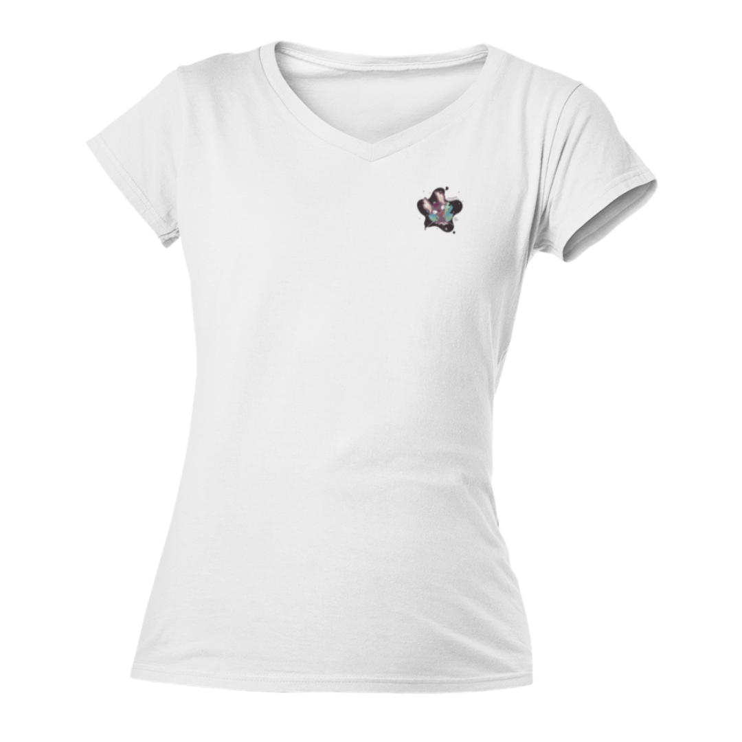 Playera Cuello V Ajolotito Xolo Mirari Chan