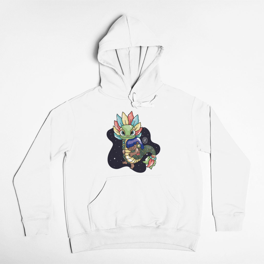 Hoodie Ajolotito Niña Y Quetzalcoatl Mirari Chan