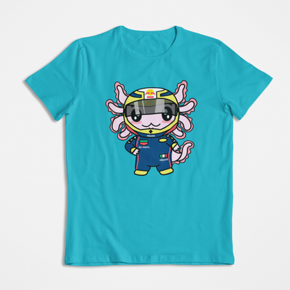 Playera Axolotzin Piloto De Carreras Ajolote