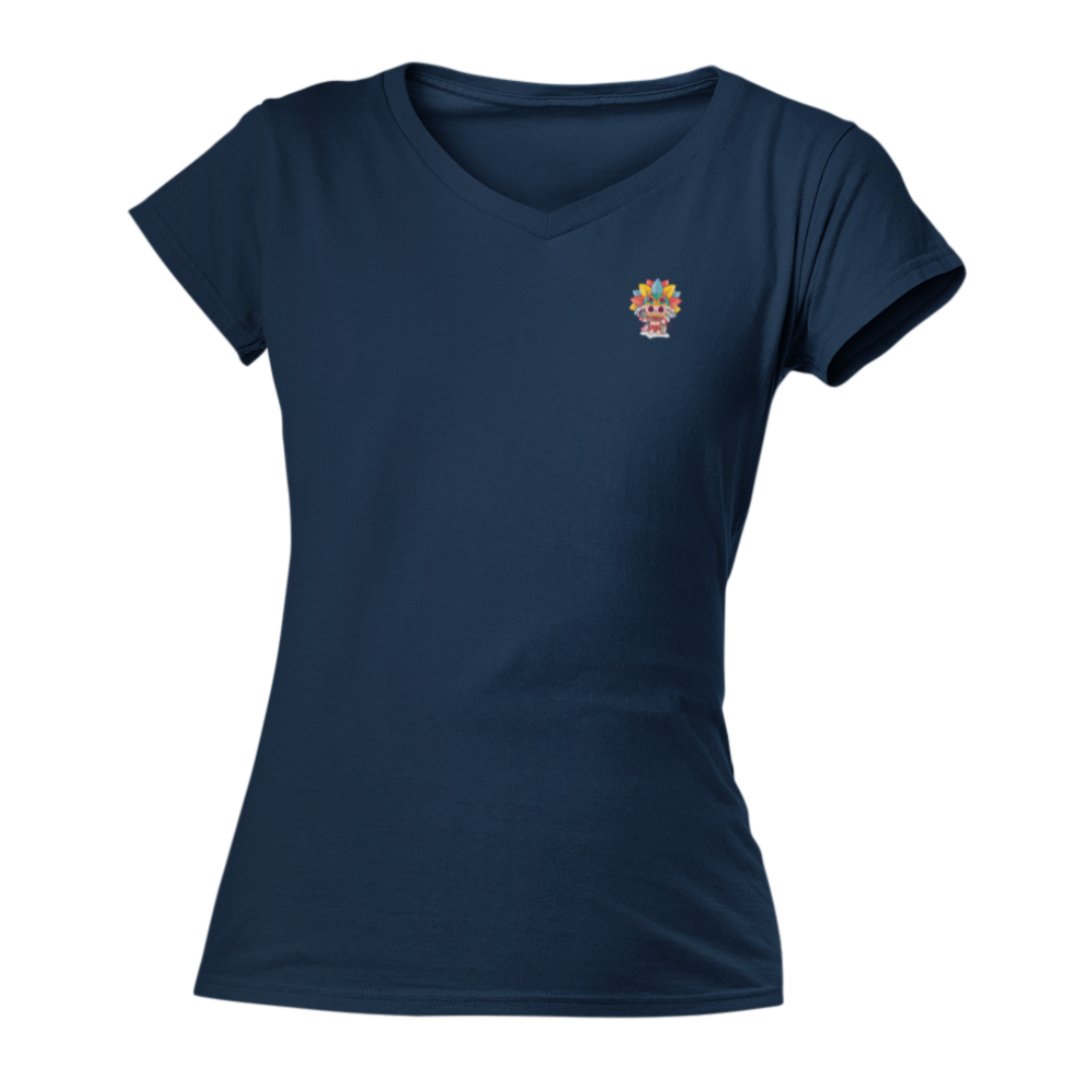 Playera Cuello V Tezcatlipoca 2 Mirari Chan