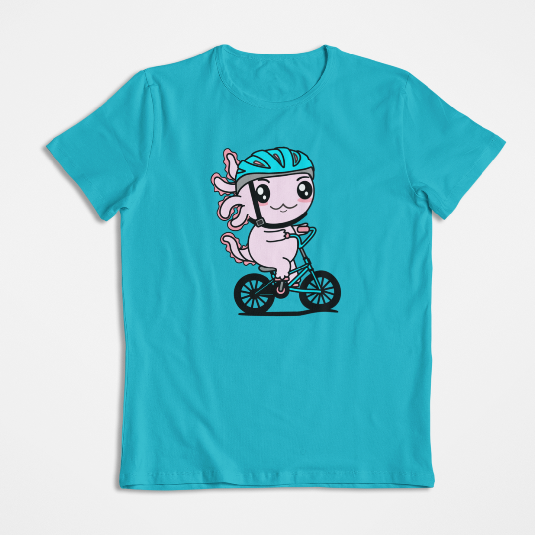 Playera Axolotzin Ciclista Ajolote