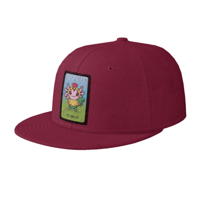 Gorra Unisex Plana Axoloteria El Gallo Ajolote