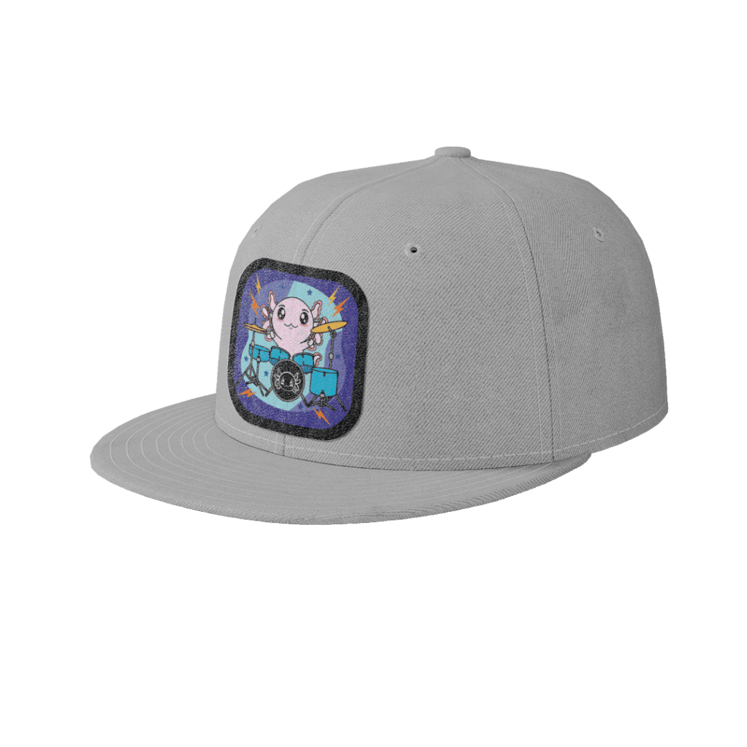 Gorra Unisex Plana Axolotzin Baterista