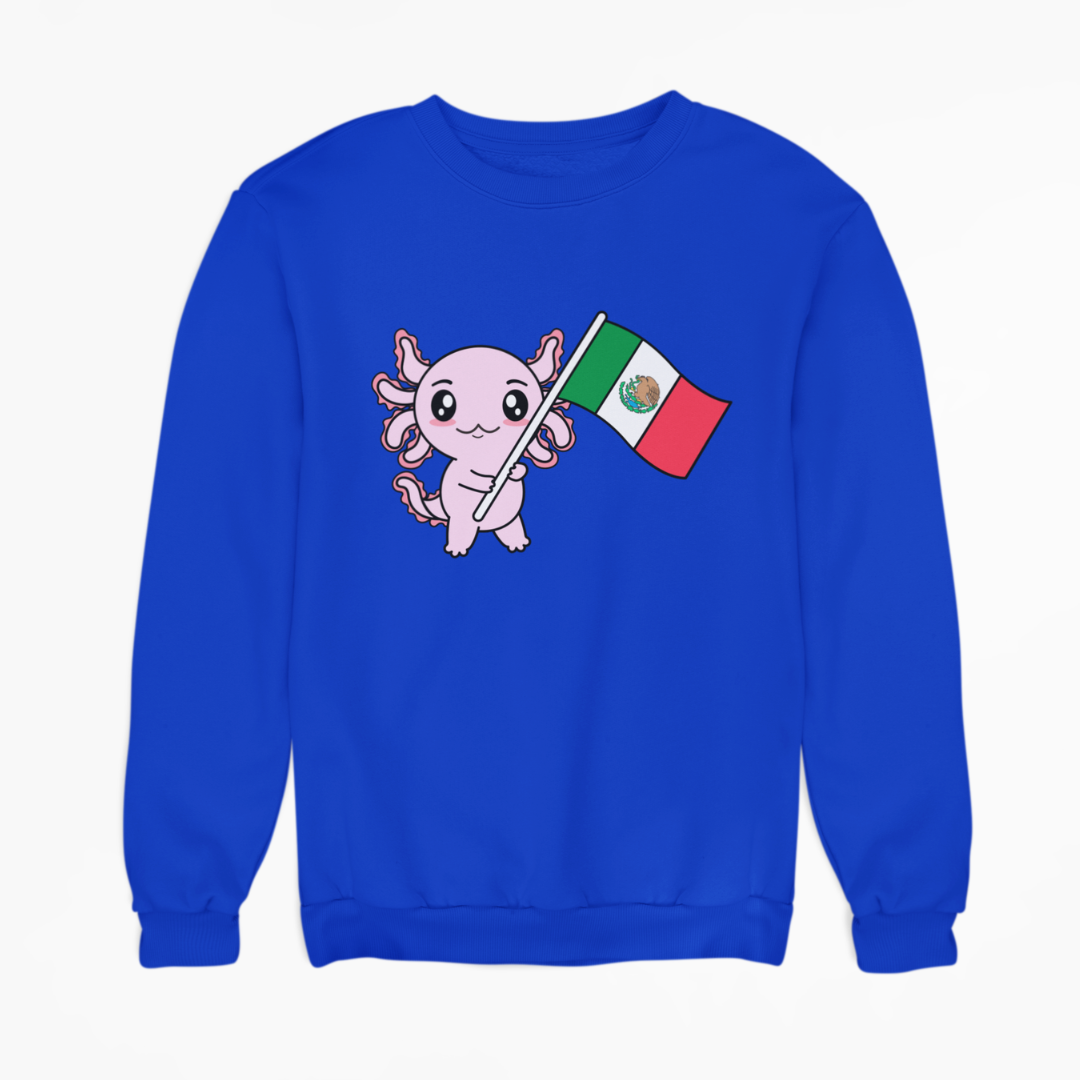 Sudadera Axolotzin Bandera Ajolote Unisex