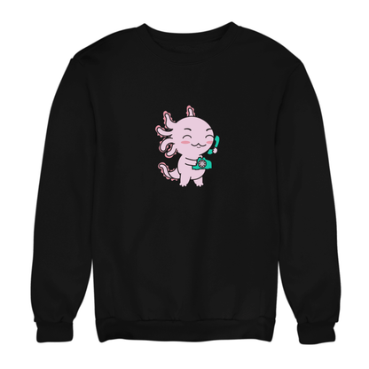 Sudadera Axolotzin Telefono Ajolote Unisex
