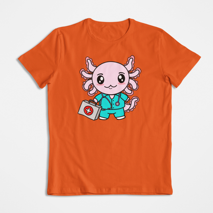 Playera Axolotzin Enfermero Ajolote