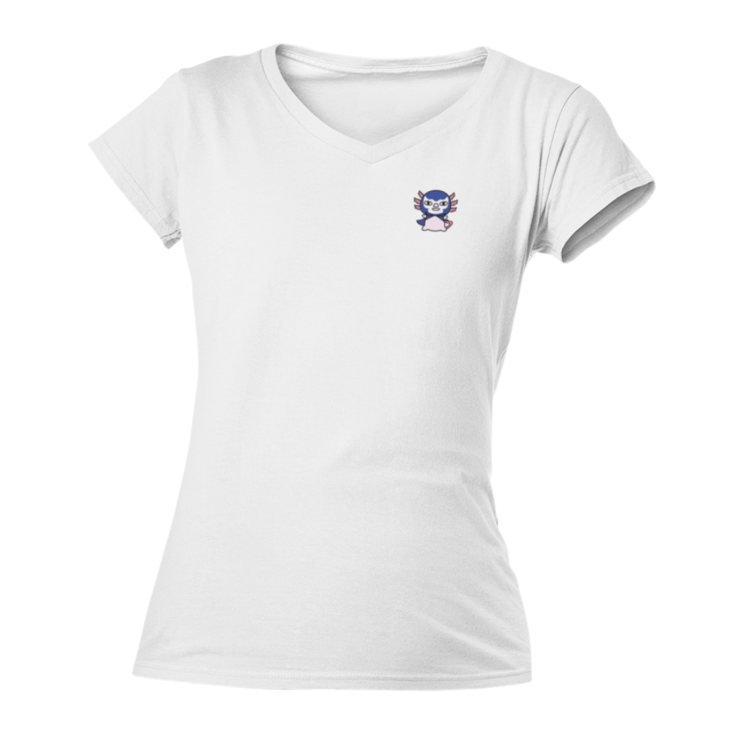 Playera "V" Ajolote Demonio Xo The Monster