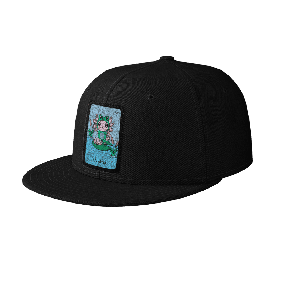 Gorra Unisex Plana Axoloteria La Rana Ajolote