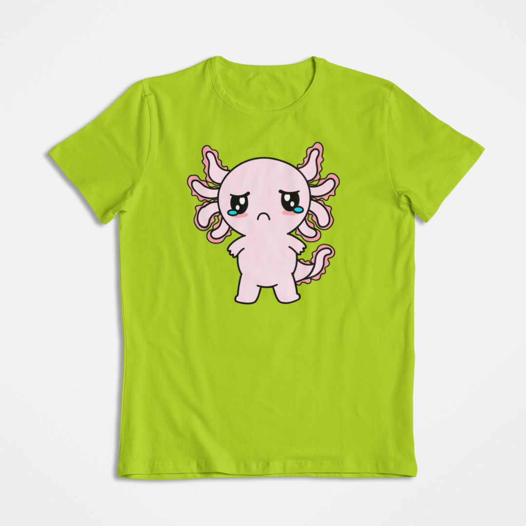 Playera Axolotzin Triste Ajolote