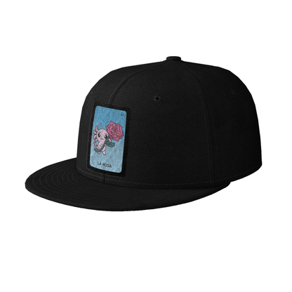 Gorra Unisex Plana Axoloteria La Rosa Ajolote