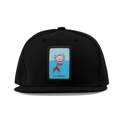 Gorra Unisex Plana Axoloteria La Sirena Ajolote