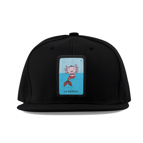 Gorra Unisex Plana Axoloteria La Sirena Ajolote