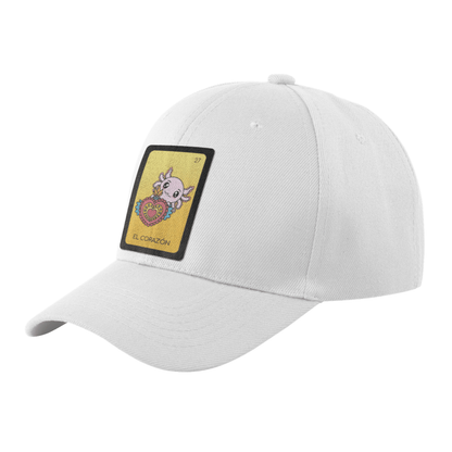 Gorra Unisex Curva Axoloteria El Corazón Ajolote
