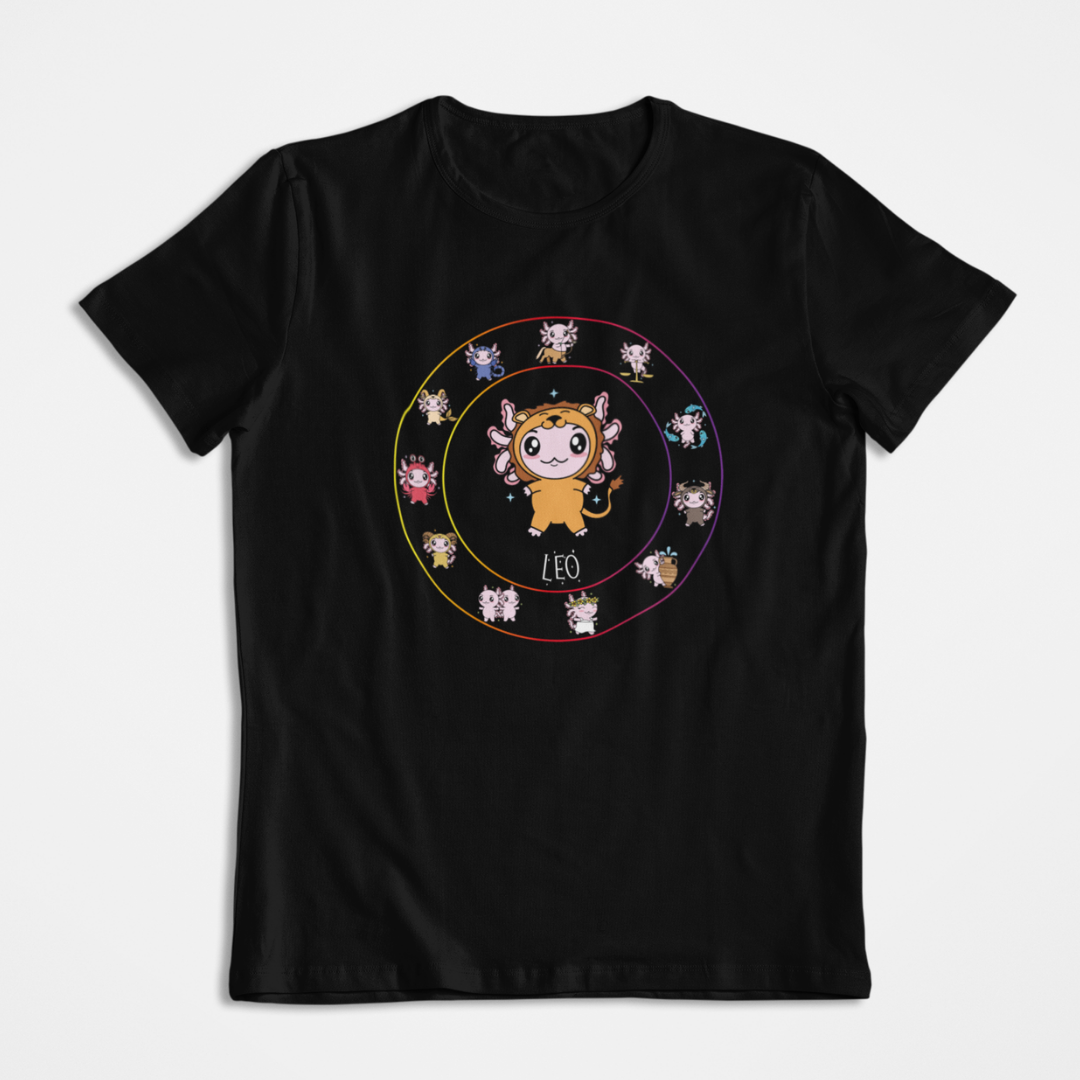 Playera Horoscopos Leo Axolotzin Ajolote