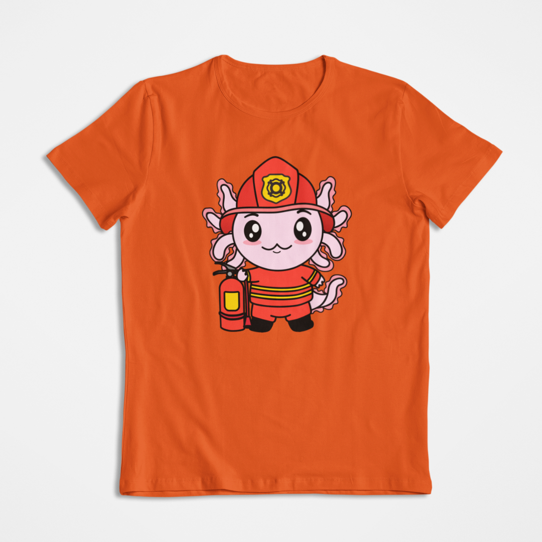 Playera Axolotzin Bombero Ajolote