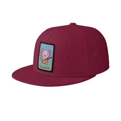 Gorra Unisex Plana Axoloteria El Bandolón Ajolote