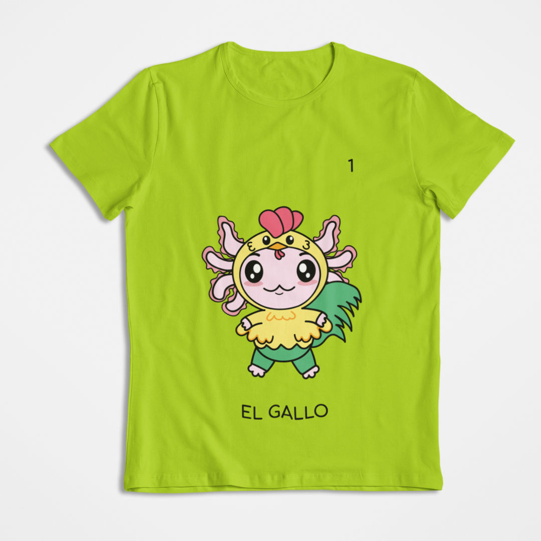 Playera Axoloteria El Gallo