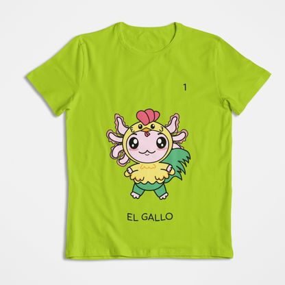Playera Axoloteria El Gallo