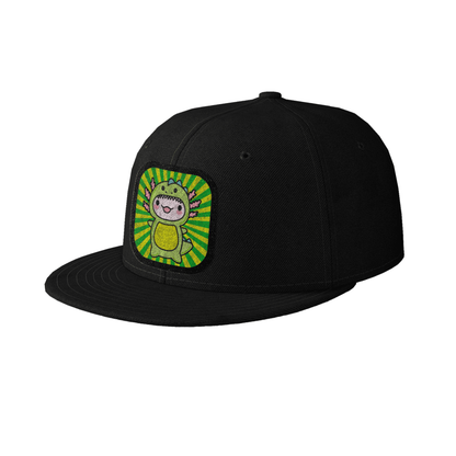 Gorra Unisex Plana Ajolote Dino Xo The Monster