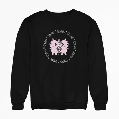 Sudadera Axolotzin Horóscopos Aro Geminis Ajolote Unisex
