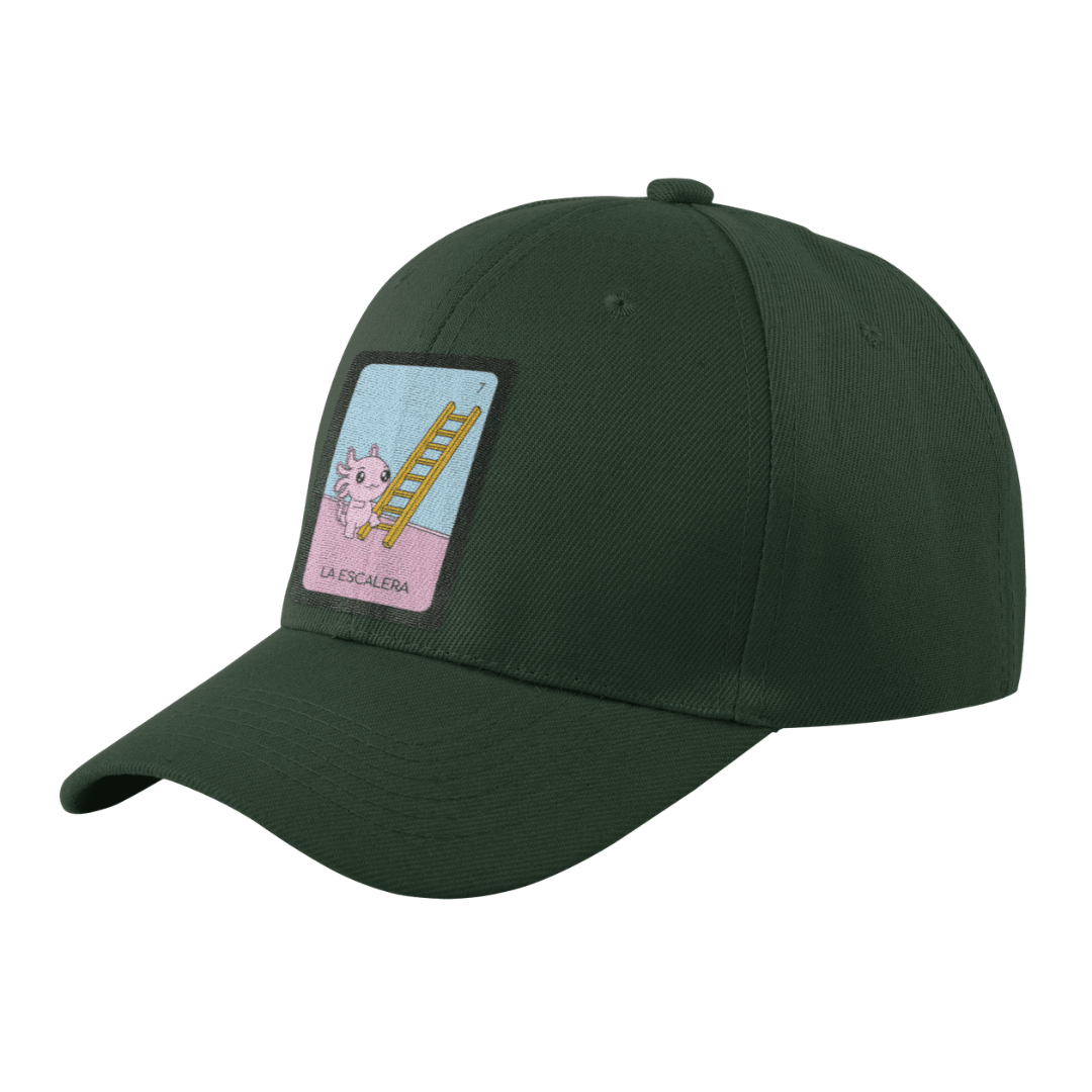 Gorra Unisex Curva Axoloteria La Escalera Ajolote