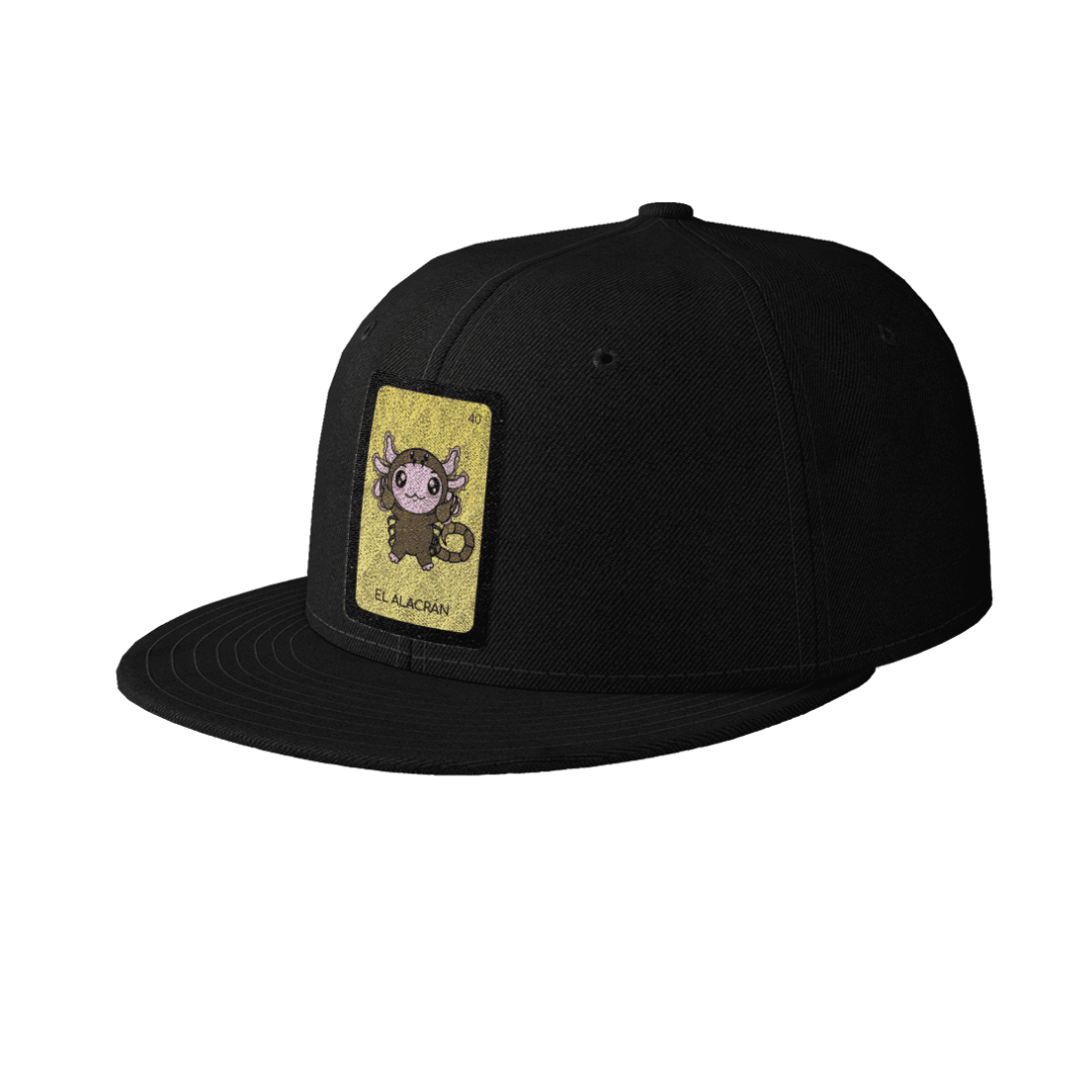 Gorra Unisex Plana Axoloteria El Alacrán Ajolote