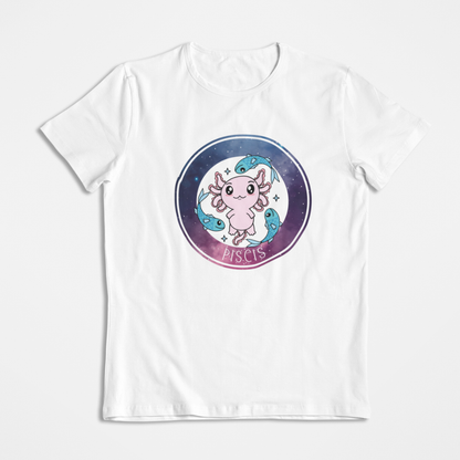 Playera Axolotzin Horoscopos Galaxy Piscis Ajolote