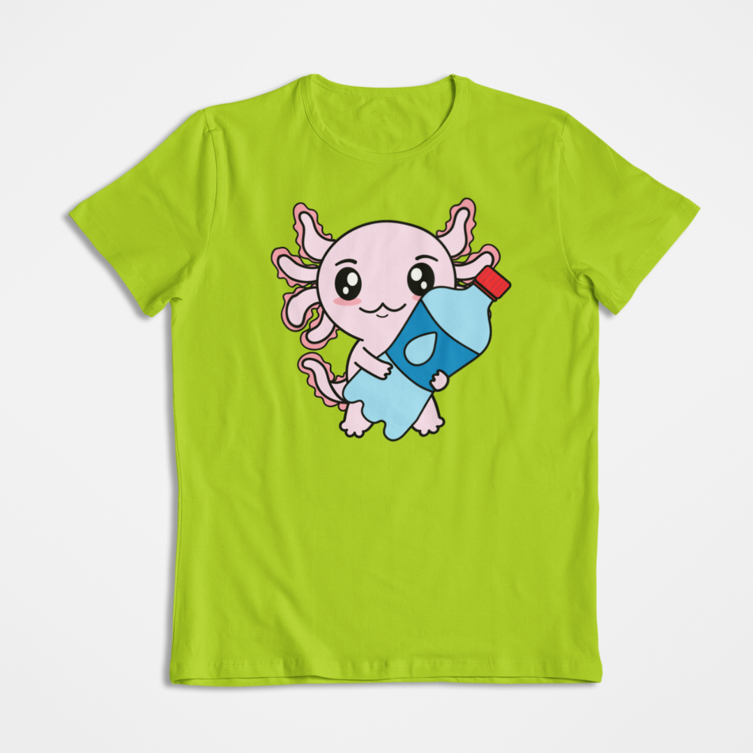 Playera Axolotzin Botella Agua Ajolote