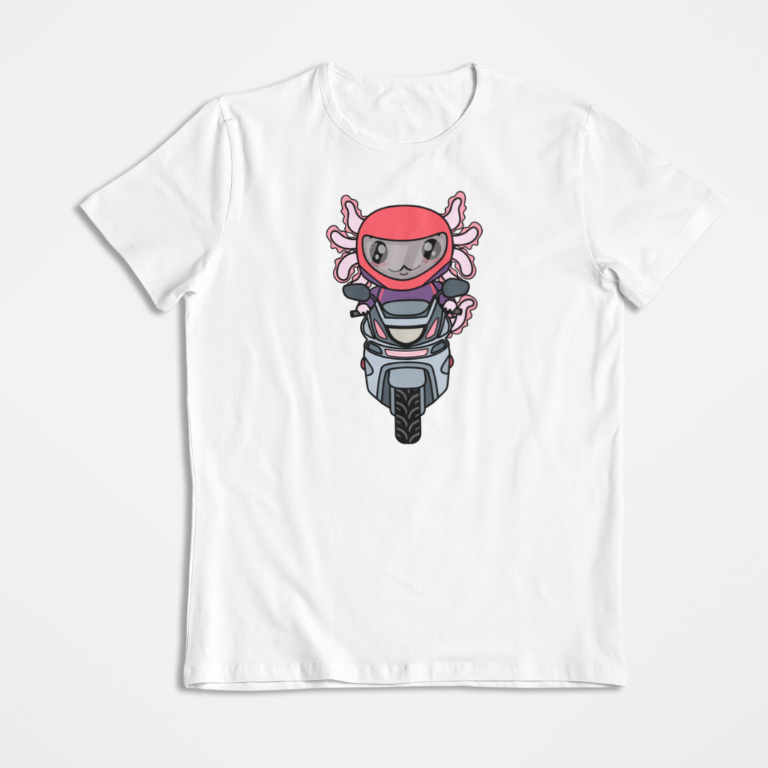 Playera Axolotzin Motoneta Ajolote