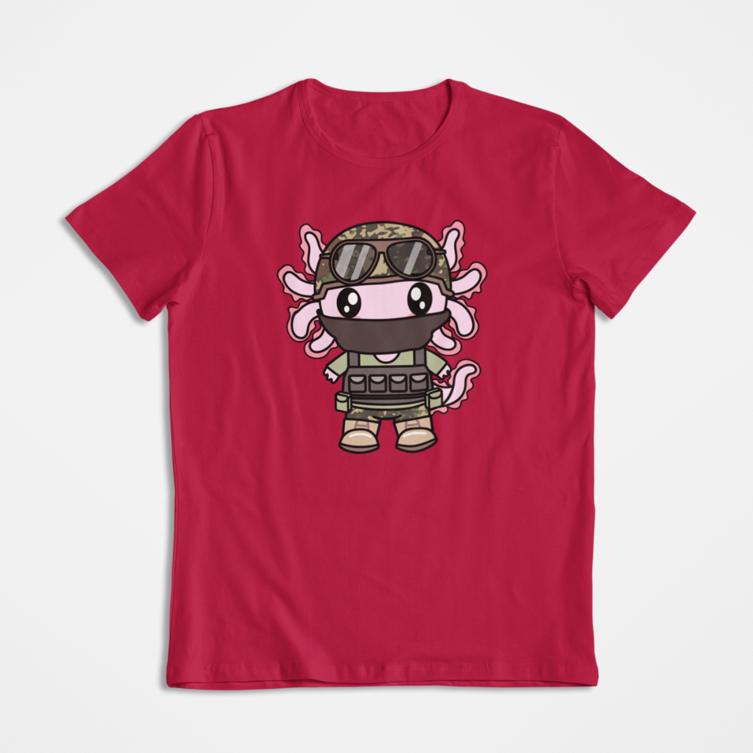 Playera Axolotzin Militar Ajolote