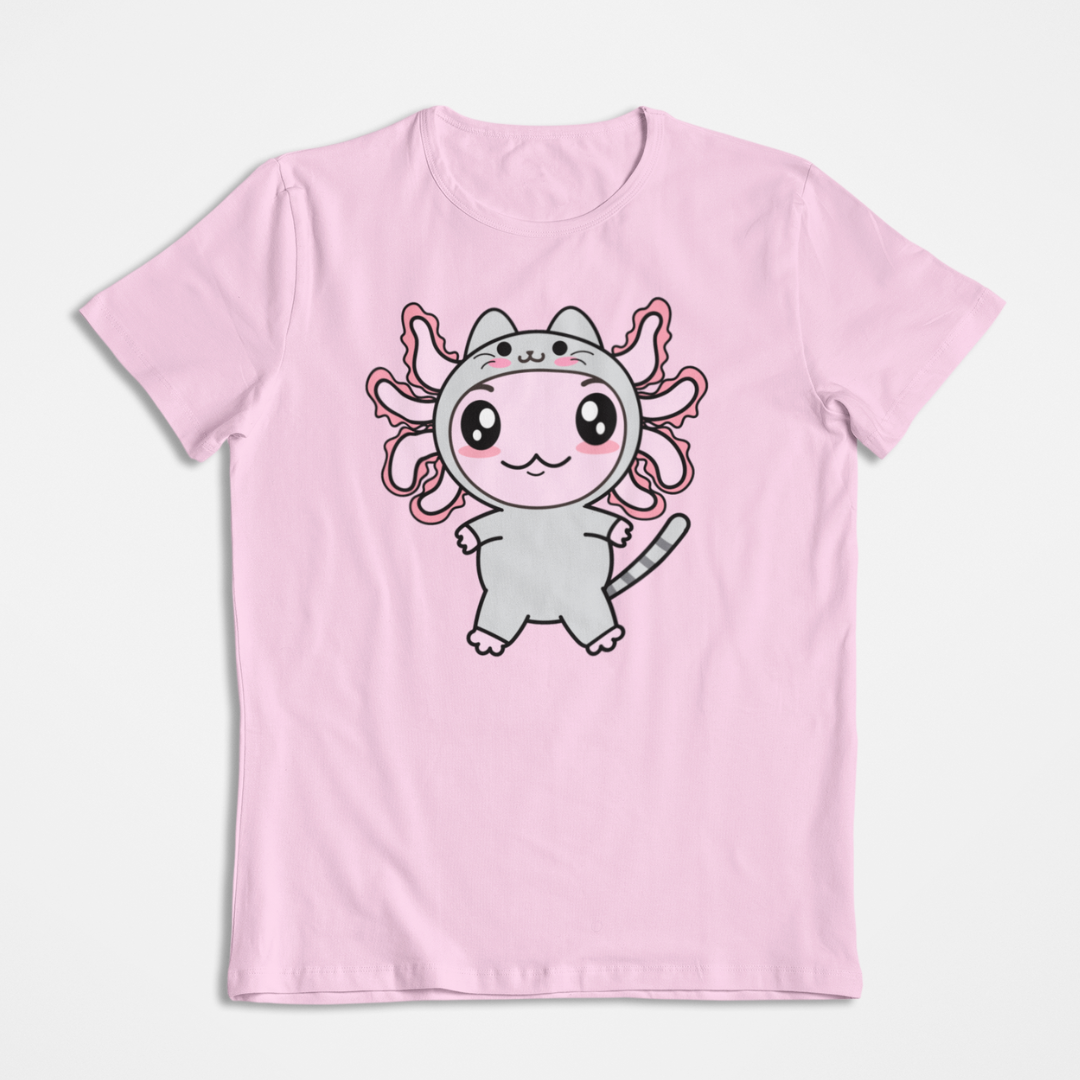 Playera Axolotzin Disfraz Gato Ajolote