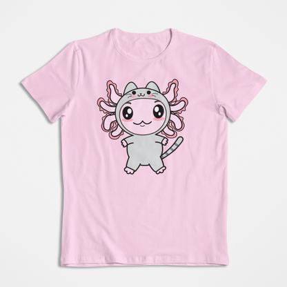 Playera Axolotzin Disfraz Gato Ajolote