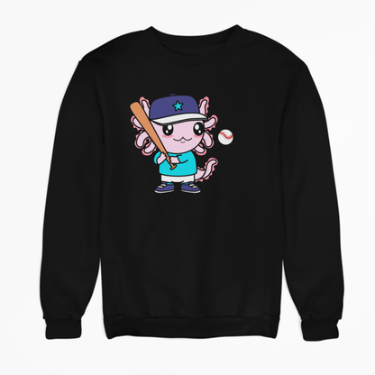 Sudadera Axolotzin Beisbolista Ajolote Unisex