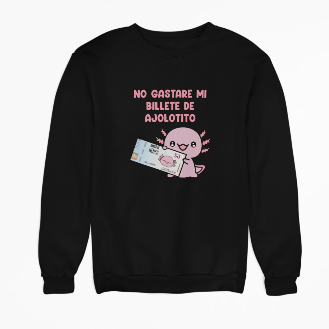 Sudadera Ajolote Billete Xo The Monster Unisex
