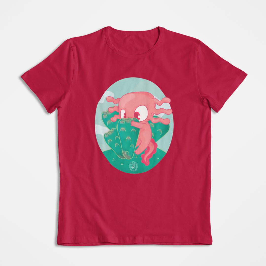 Playera Ajolotito Nopalito Mirari Chan
