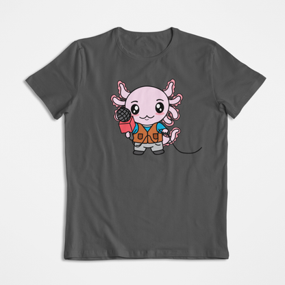 Playera Axolotzin Reportero Ajolote