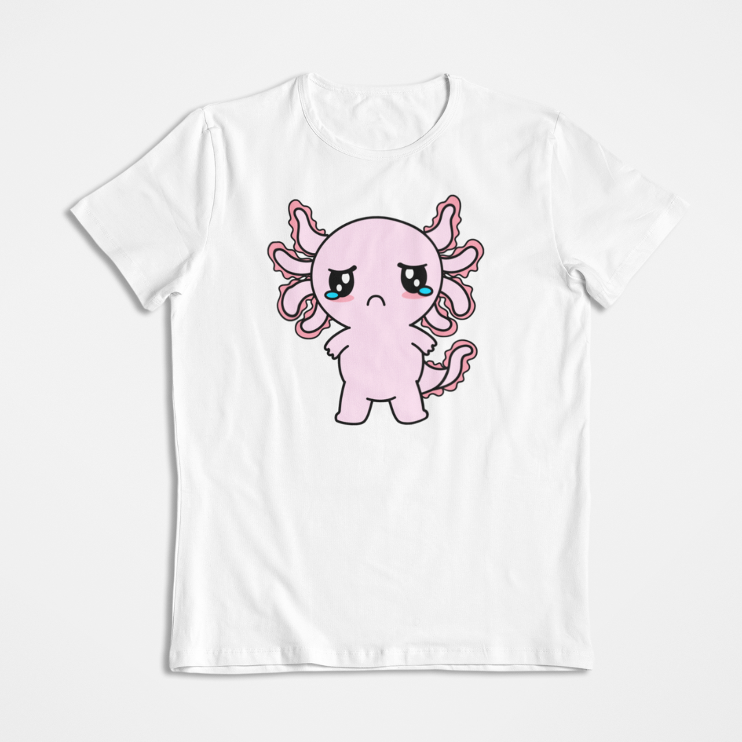 Playera Axolotzin Triste Ajolote