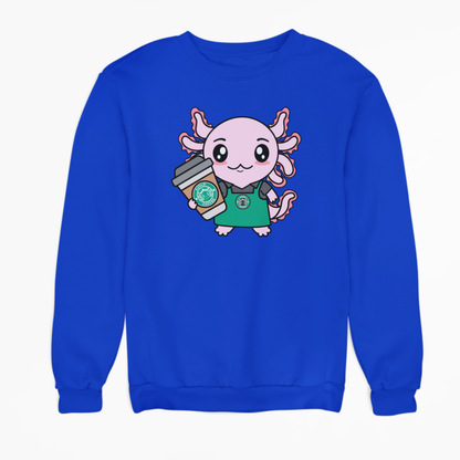 Sudadera Axolotzin Barista Ajolote Unisex