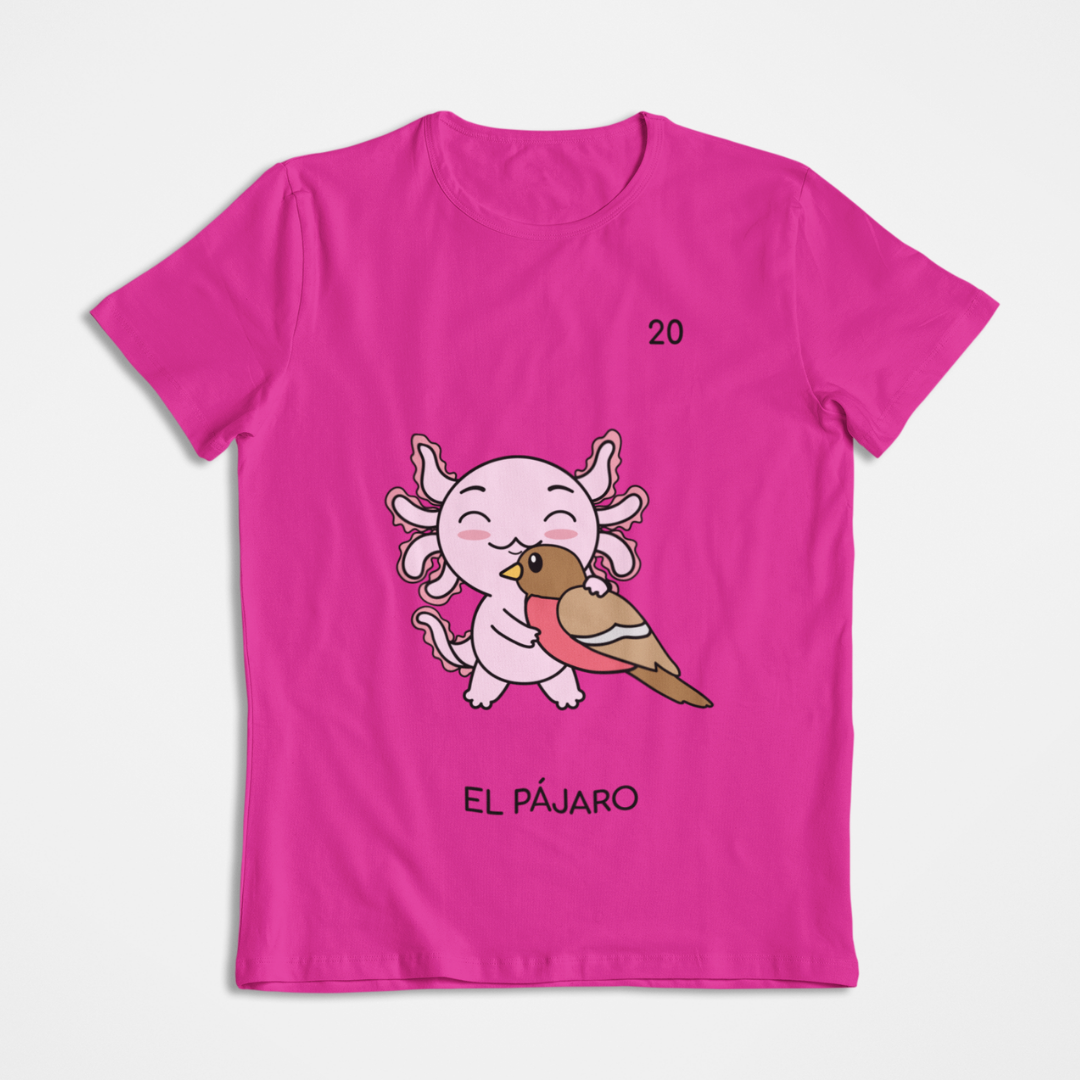 Playera Axoloteria El Pajaro Ajolote